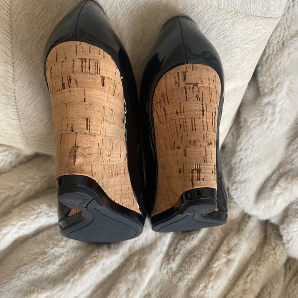 Prada Wedge shoes- Black Patient leather. - Picture 5 of 8